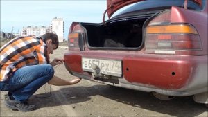 Парковочная система, 4 сенсора и дисплей. Обзор, установка, тест.