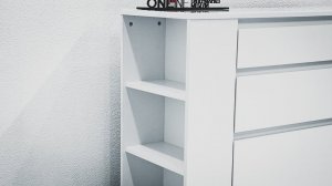 Герда Одри 2 Комод Белый.ШКАФ39