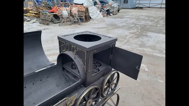 Барбекю-Паровоз от завода Царь-Печи смотреть онлайн