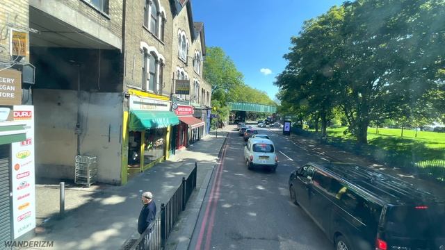 LONDON Bus Ride ?? - Route 259 - King's Cross Station to Edmonton - Journey to North London ⤴️