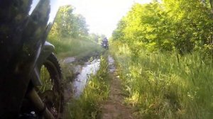 Затопленные карьерные экскаваторы под Александрией