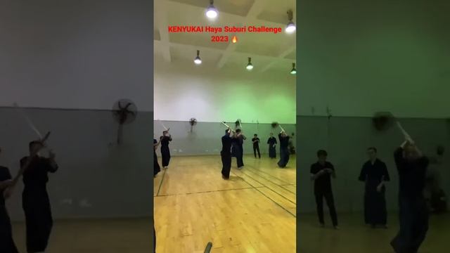 KENYUKAI Haya Suburi Challenge 2023 ? #剣道 #Kendo