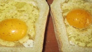 Горячие бутерброды с яйцом