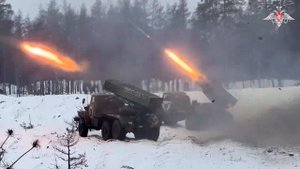 Боевая работа расчетов реактивных установок «Град» ЦВО в зоне СВО