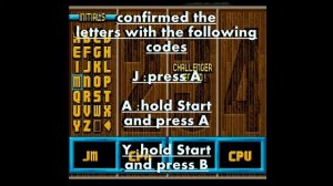 SNES NBA Jam T E  Cheat Secret Player Carlton