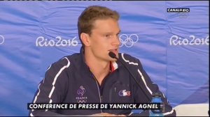 Rio2016 LO2016 Natation Conf. presse de Yannick AGNEL 10-08-20016