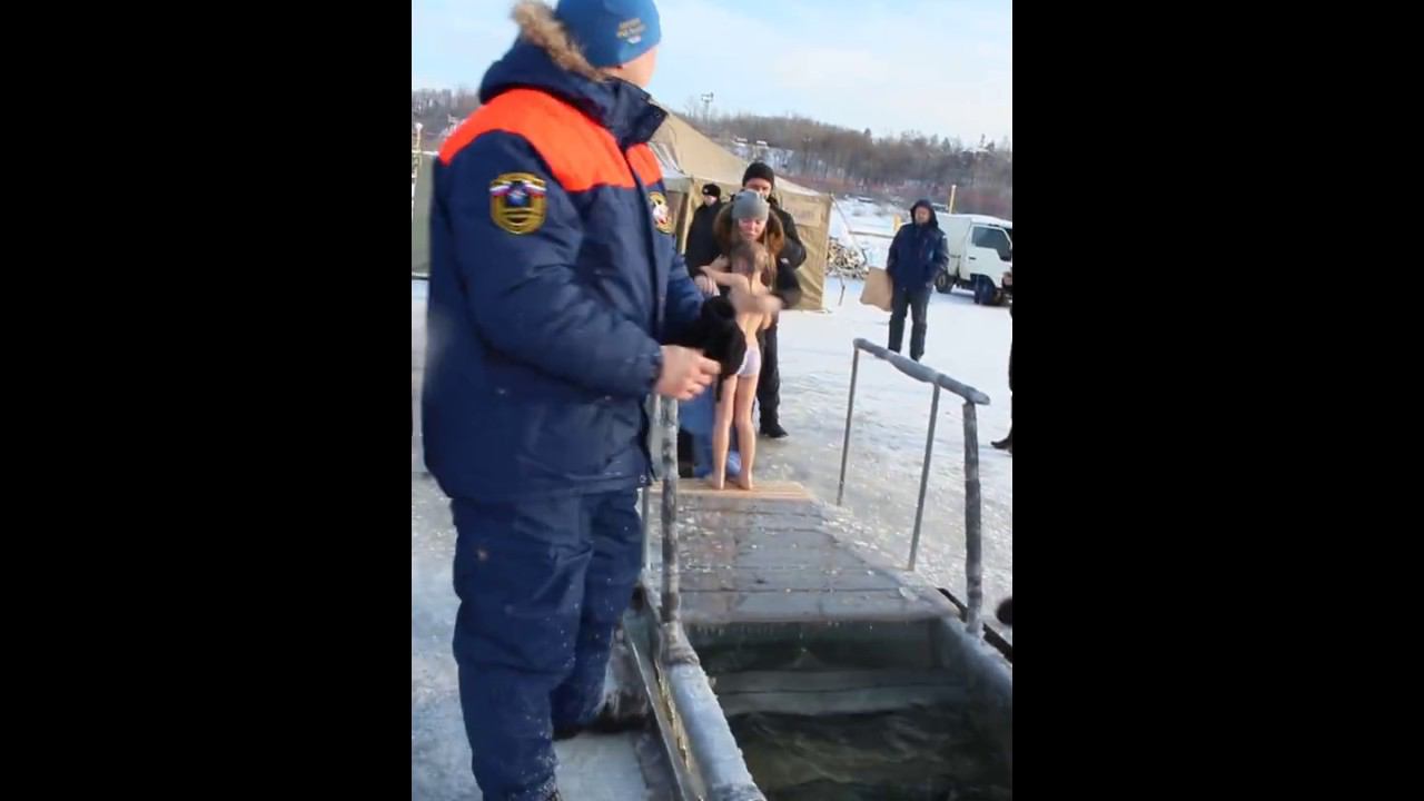 На крещение 19.01.2017. Кировский затон.