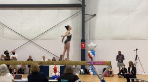 Natalia Nazzal - Age 12 - Level 8 - Region 7 Championships 06/11/21 - Beam - 9.325 (7th Place)