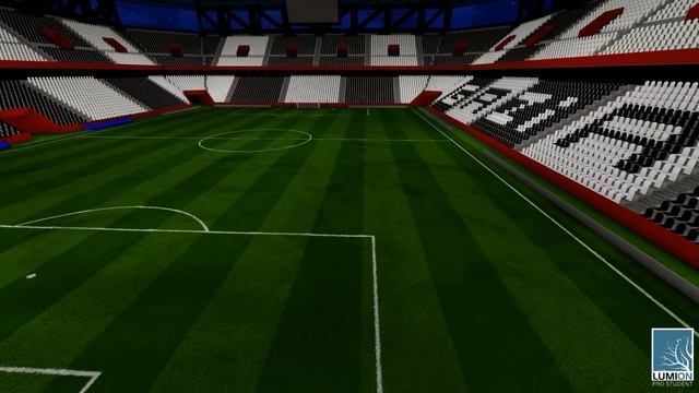 stadium tour. made using sketch up and lumion смотреть онлайн