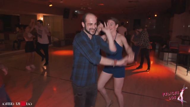 DJ Neri & Angeliki Konstantinidi Social Dancing @ Felices Los Cuatro Party, Athens смотреть онлайн