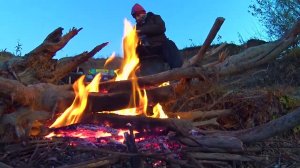 Если с Женой на простой рыбалке у костра.