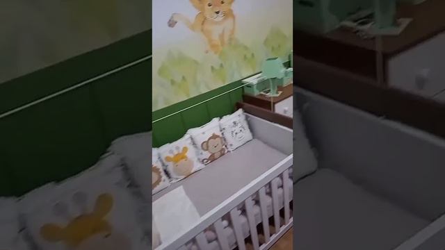 Papel de parede safari Macaquinho Balanço