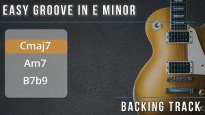 Easy Groove Backing Track in E minor