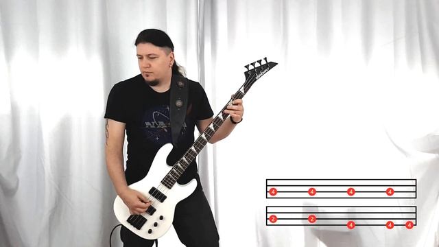 Metal Tango by Warlock | Bass Cover with Tab смотреть онлайн