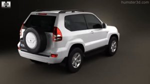 Toyota Land Cruiser Prado (120) 3-door 2009 by 3D model store Humster3D.com