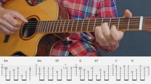 I will - The Beatles - Fingerstyle Guitar Tutorial Tabs and Chords