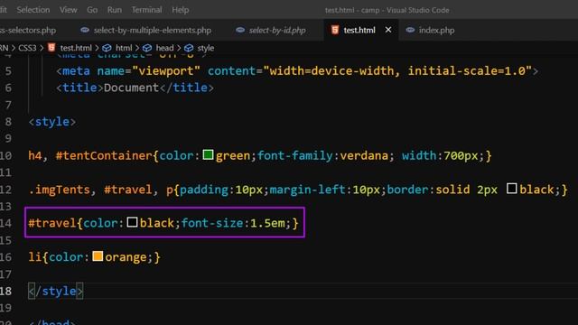Target Multiple Elements in CSS | CSS Selectors Tutorial | One Line of Code | Group Selectors