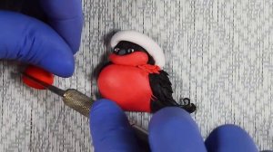 Мастер-класс: Снегирь из полимерной глины FIMO/polymer clay tutorial