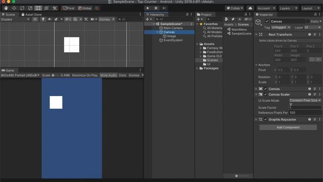 RECT TRANSFORM Component in unity3d | Unity3d Game Development Course | Game Development mini-serie