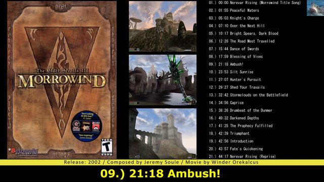 THE ELDER SCROLLS III: MORROWIND OST [Full] Game Soundtrack (Old - Version) смотреть онлайн