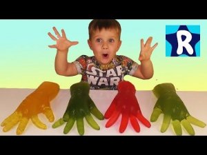 ★ Желейные РУКИ от Рома Шоу Делаем Сами из Фруктового Желе Giant Gummy arms