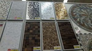 Обзор керамической плитки и мозаики в Леруа Мерлен