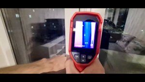 Проверка окон тепловизором