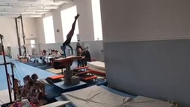 #Спортивнаягимнастика. Прыжок 2 разряд