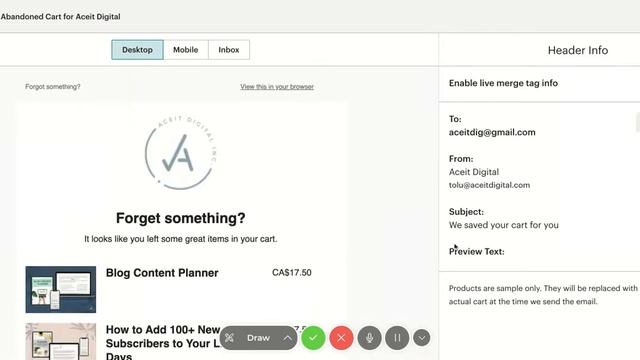 Automation | Mailchimp How Merge tag fields work смотреть онлайн