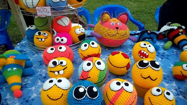 Вязаные смайлики Madtoys.ru
