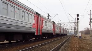 Паровоз Э на перегоне 21 км - Царское Село