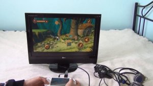 Test of JXD S5110b on LG Flatron M228WA-BZ TV