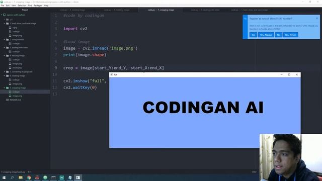 [Belajar OpenCV with Python] #7 Cropping image смотреть онлайн
