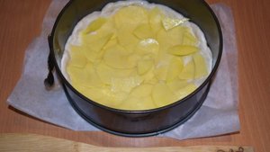 Пирог с индейкой и картофелем
