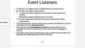 JAVA PROGRAMMING - EVENT HANDLING, Delegation event model, Event sources and more