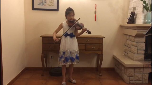 Zixin Liu 刘子心 7 y.o. 10.2021 B. Dessau - Concertino op. 60, 1st mov. смотреть онлайн