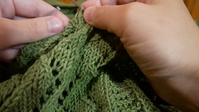 Ажурная туника 4 часть Горловина спинки, отделка горловины, рукава.