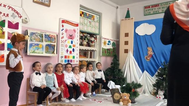 Открытое занятие в средней группе «Путешествие в зимний лес» смотреть онлайн