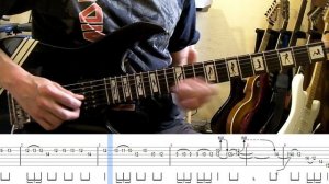 Iron Maiden - Afraid To Shoot Strangers Dave Murray solo lesson (with tablatures and backing tracks