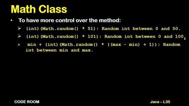 JAVA MATH CLASS | GENERATE RANDOM NUMBERS IN JAVA | L-35 | JAVA COURSE FOR BEGINNERS 2023
