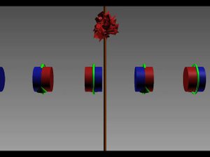 Магниты Диаметрально намагничены или (боком к проводнику)