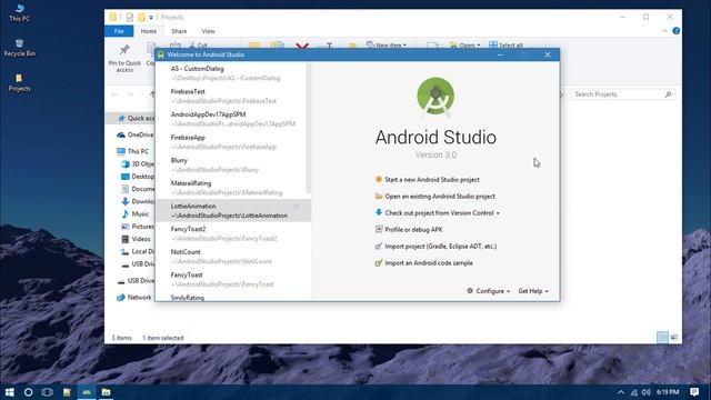 How to Open Eclipse, GitHub & Android Studio Android Application Projects in Android Studio | смотреть онлайн