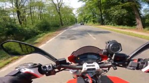 Экстренное торможение. Ducati Monster 796