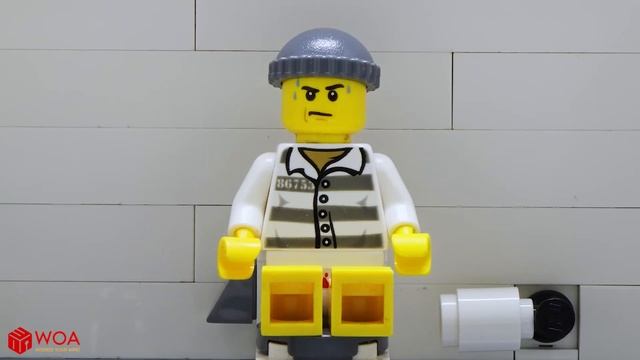 БОГАТАЯ vs БЕДНАЯ ТЮРЬМА ЧЕЛЛЕНДЖ! лего город побег из тюрьмы | Lego City Prison Break смотреть онлайн