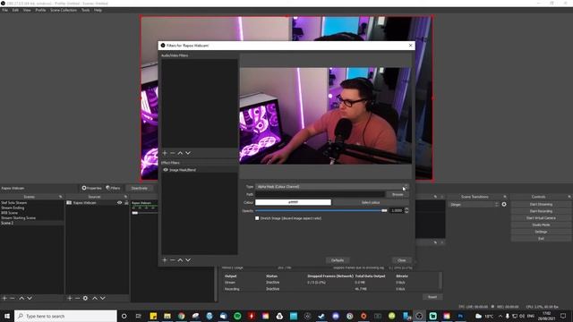 Webcam Mask OBS Tutorial 2023
