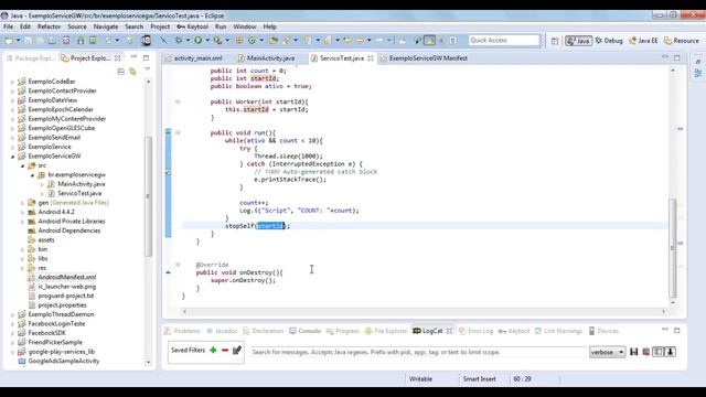 Service no Android, Entendendo e Utilizando смотреть онлайн