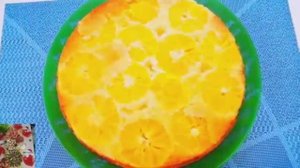 "Зимняя шарлотка" с апельсином 🍊