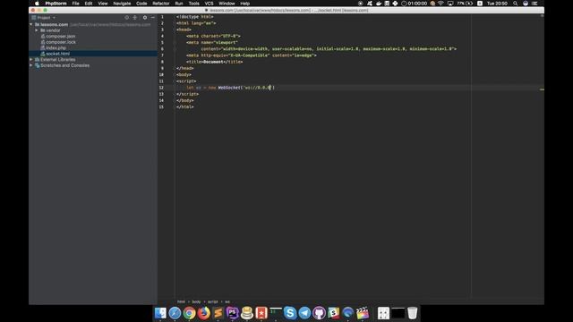 Вебсокеты на PHP (Пример на Workerman) смотреть онлайн