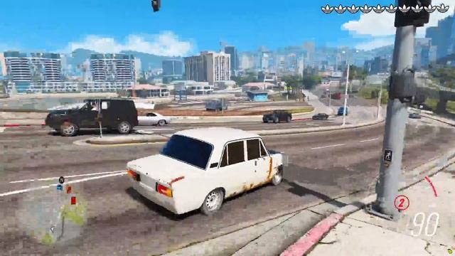 10 АДИДАСОВСКИХ ЗВЁЗД! УГНАЛ ВАЗ 2106 БРОДЯГА У ГОПНИКОВ? ГТА 5 МОДЫ МУРКА смотреть онлайн