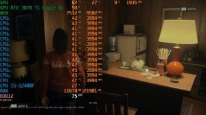 Alan Wake 2 - RTX 3070 Ti + i5 12400F Test